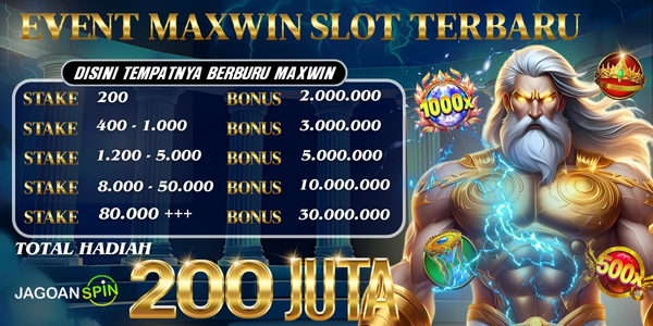 Event Maxwin Slot Terbaru